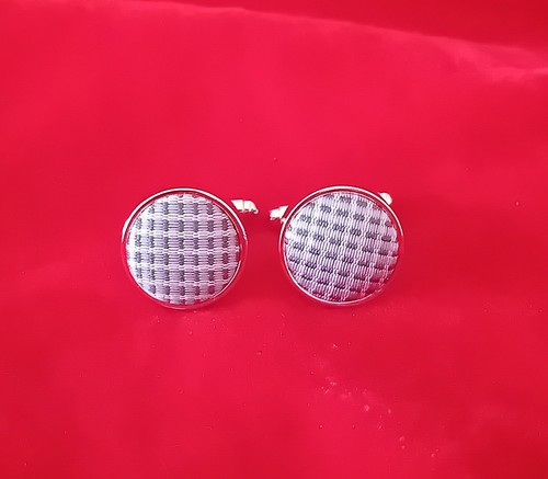 Modern cufflinks silver - modern,