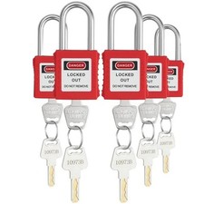 Lock Tag System with Different Keys for Secure Isolation and Equipment Safety