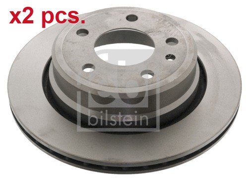 Pcs rear brake disc - pcs, rotos