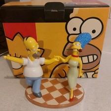 Coalport figurine The Simpsons - Two to Tango Ltd Ed Homer and Marge dancing
