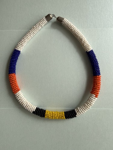 Unisex zulu beaded necklace - unisex,