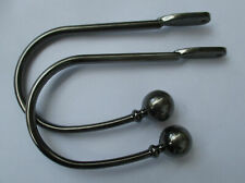 1 PAIR METAL CURTAIN TIE BACK HOOK HOLDBACK HOLD BACKS  BALL END CLASSIC DESIGN