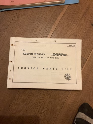 The austin healey - the, service