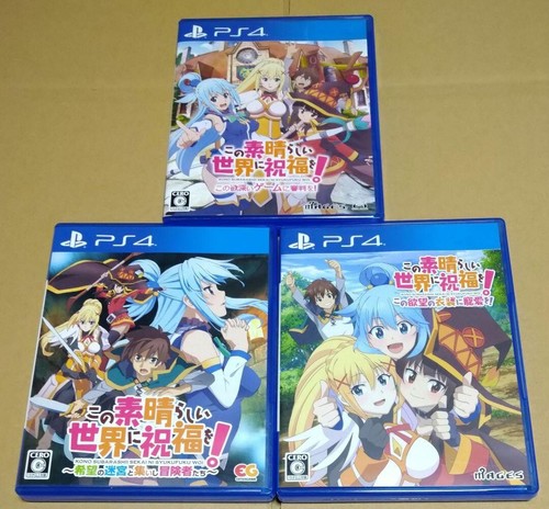 Konosuba ps4 3games - 3games, set