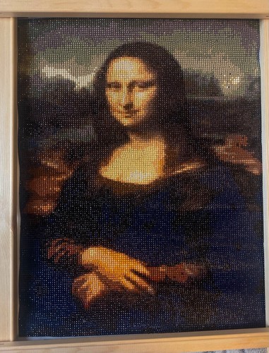 Mona lisa portrait diamond - lisa,