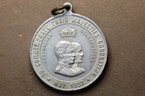 1937 coronation alloy medal - 1937,