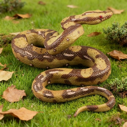 Large rubber snake realistic - snake,