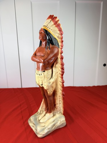 Vtg chalkware native - chalkware,