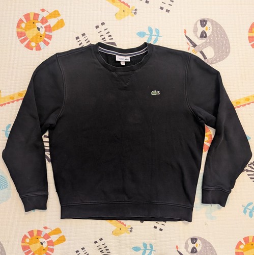 Lacoste sport black sweatshirt - lacoste,