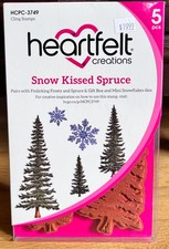 Heartfelt Creations Snow Kissed Spruce Stamp Set - HCPC 3749 - NEW