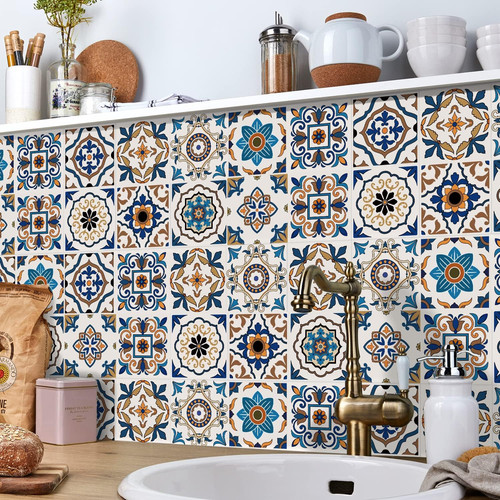 Moroccan tile sticker - tile, pack