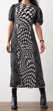 Next Dogtooth Midi Dress