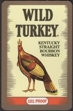 Playing Cards 1 Single Card WILD TURKEY Bourbon Whiskey Advertising Whisky BIRD