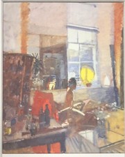 Ken Howard RA - Model in the