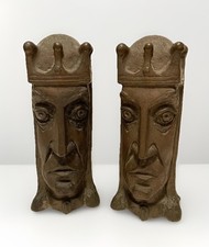 Vintage Brutalist King Head