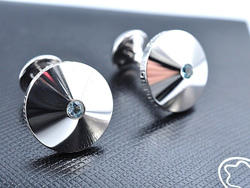 Montblanc cufflinks silver - montblanc,