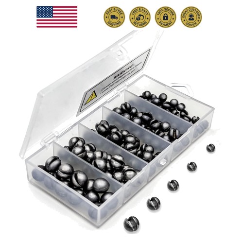 Split shot fishing weights - split,