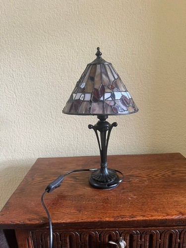 Tiffany mini lamp with working - with,