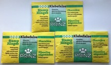 Prinz Stamp Hinges 3 Packs of 1000  1 open-2 unopened 