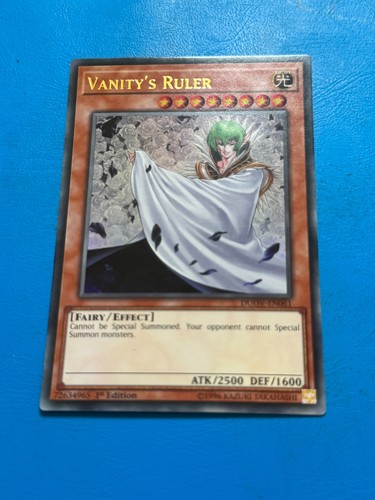 Yugioh ultra rare vanity - rare, vanity's