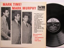 Mark Murphy, Tubby Hayes , John Dankworth,  Mark Time!  UK  Fontana  LP  EX EX