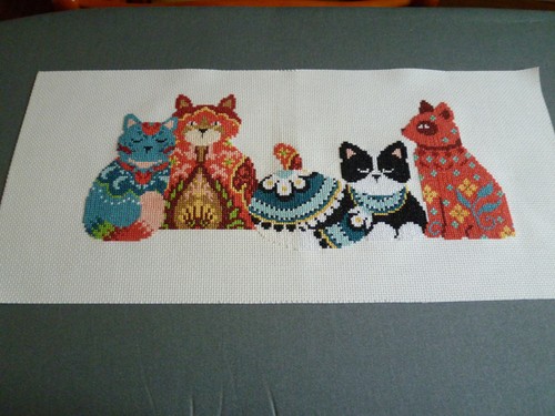 Completed cross stitch - completed,