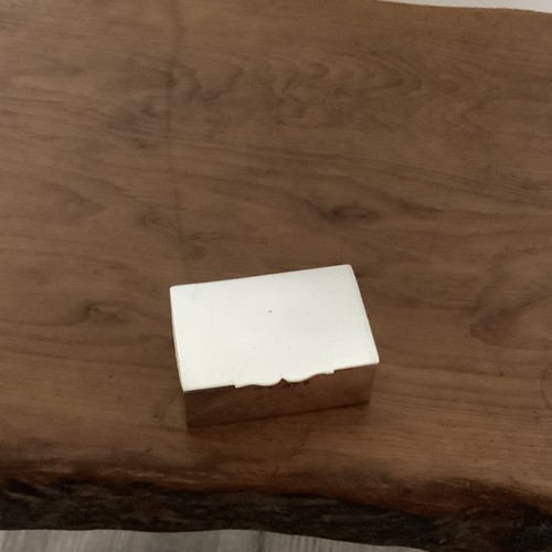 Solid silver stamp box by - stamp,