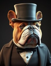 Victorian Bulldog Gentleman