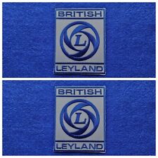 A Pair Of Motor Car Racing Patches Sew / Iron On Badges British Leyland