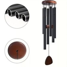 Wind Chimes 6 Tubes Large Deep Tone Chapel Bells Outdoor Hanging Garden Decor