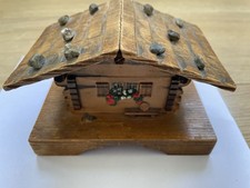 Vintage Swiss Chalet Music Box