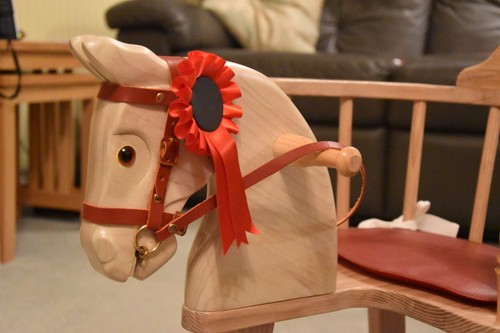 Hand built wooden rocking - hand-built,