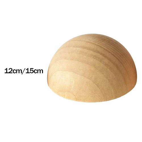 Wooden half ball for pottery - half,