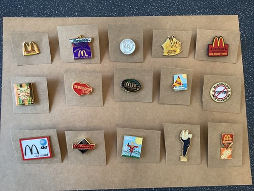 Pin badge vintage joblot - pin,