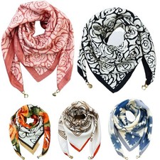 Soft ladies square scarf - soft,