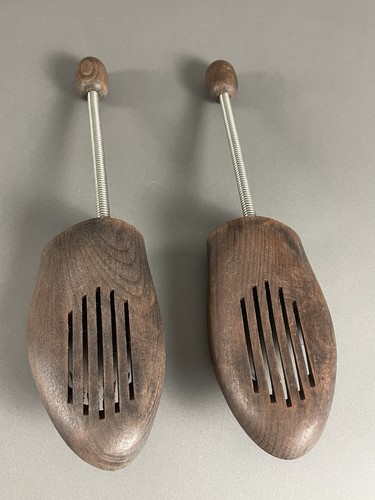 Pair wooden shoe trees - pair,