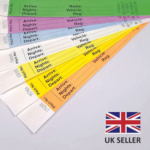 Tent pitch tags tyvek camping - tent,