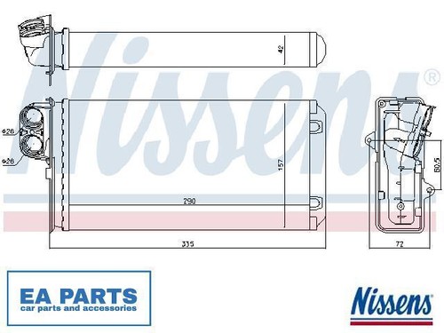 Heat exchanger interior - exchanger,,