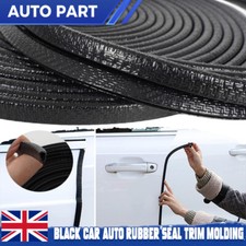 10M Black Car Auto Door Boot Edge Protector Strip Trim Rubber U Shape Guard Seal