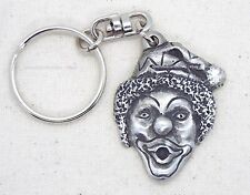 Circus Clown pewter Keyring in