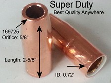 2 x MIG Nozzles 169-725 169725