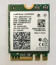 Intel AX200NGW WiFi 6 (802.11ax) Card, 2400Mbps with Bluetooth 5.2 - TESTED