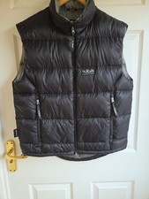 RAB NEUTRINO DOWN VINTAGE VEST BODY WARMER MENS SIZE M GENUINE