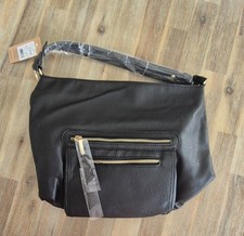 Pavers Black Faux Leather