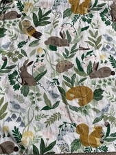 IKEA Trolldom Toddler Duvet Cover Pillow Case Woodland Animals 70x140cm 