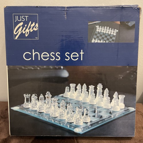 Just gifts glass chess set - just,