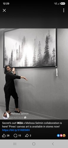 Melissa selmin pines - "pines", canvas