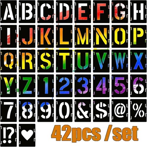 5inch letter stencils - 2/3/4/5inch,