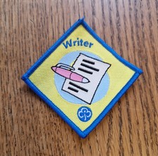 GirlGuiding Old Writer Brownie Interest Badge 2000-2018