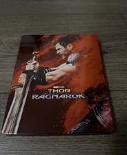 THOR: RAGNAROK ZAVVI EXCLUSIVE UK - 4K + BLU RAY - STEELBOOK - LIKE NEW - MARVEL